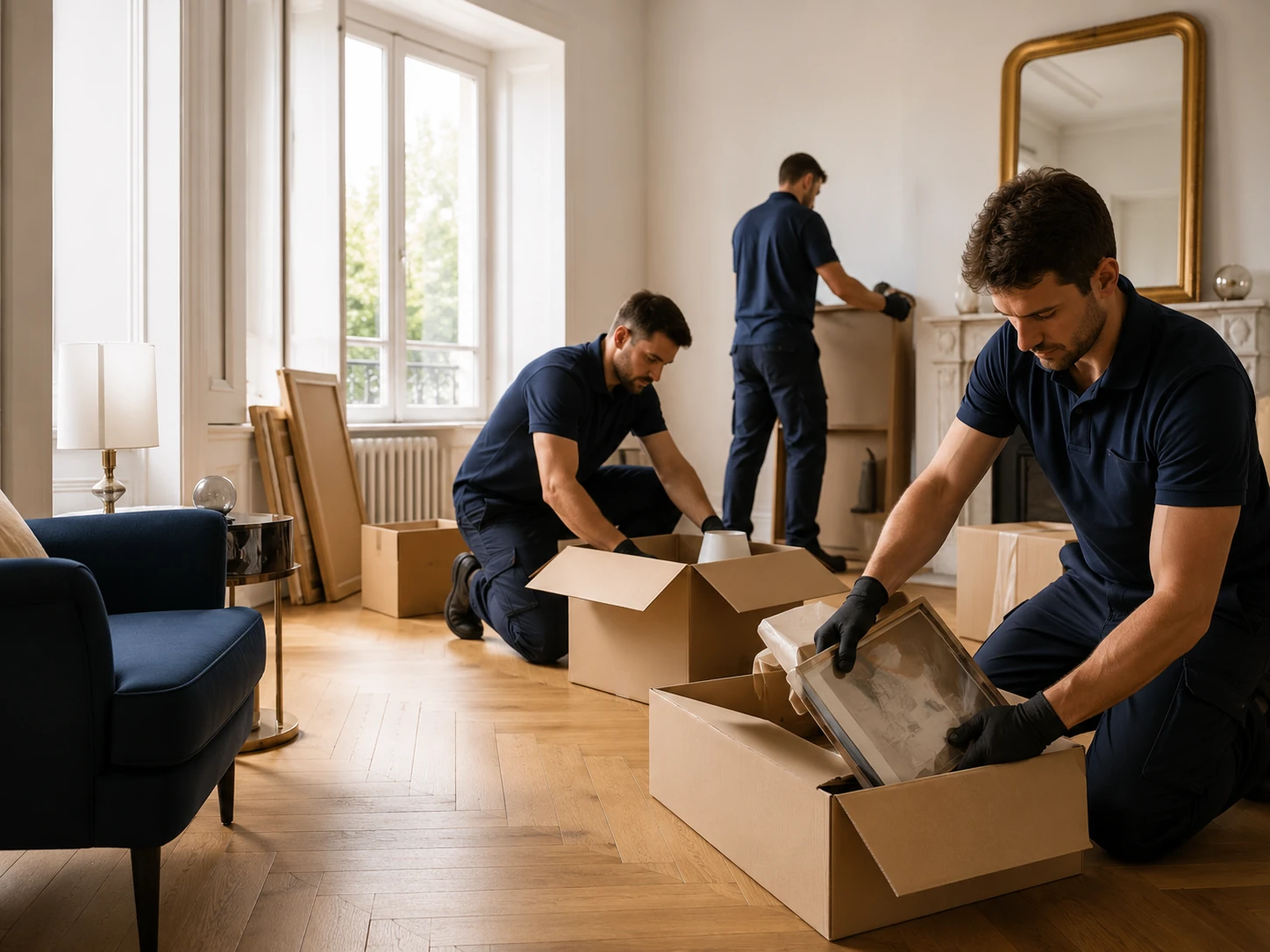 Professionelle Entrümpelung in einer Wohnung